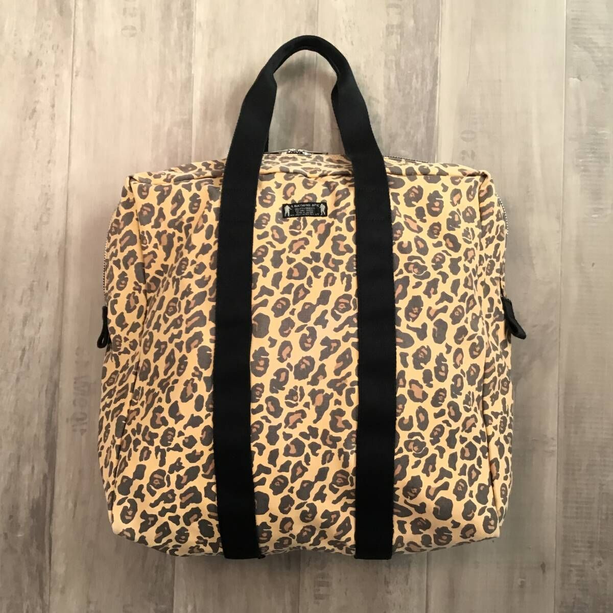 ☆初期☆ BAPE ヘルメット バッグ レオパードカモ a bathing ape