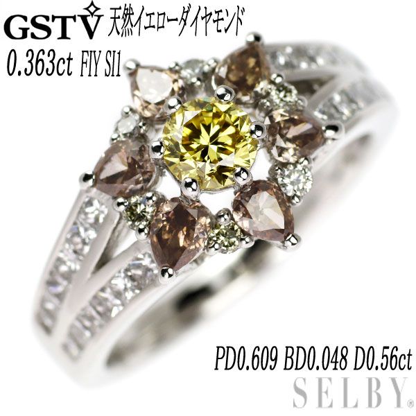 CLOVERの形！ Gカラー/SI1/0.363ct/RT0368/CGL