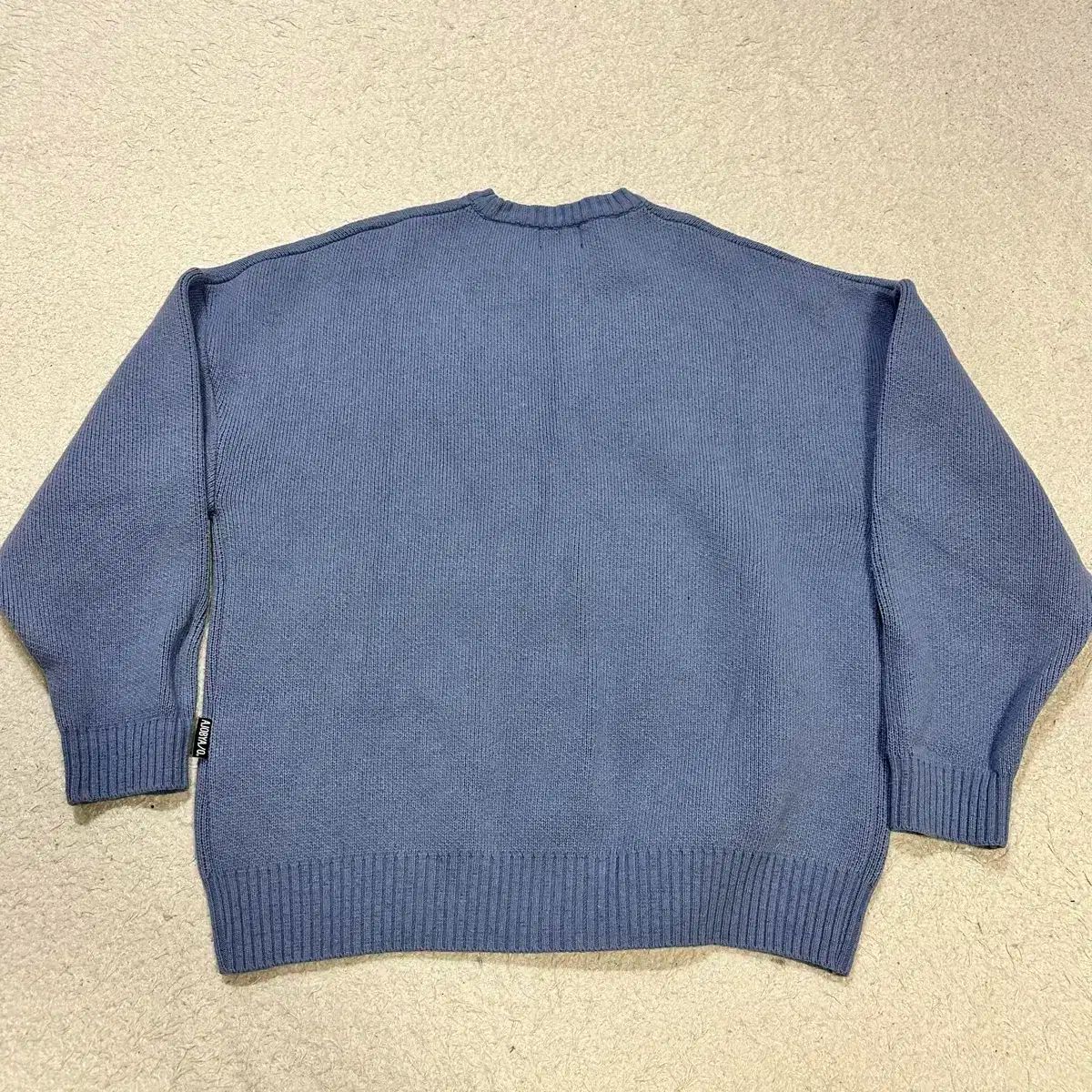 アジョバイアジョ セーター M アジョバイアジョ（AJOBYAJO) Oversized Slogan Wool Knit