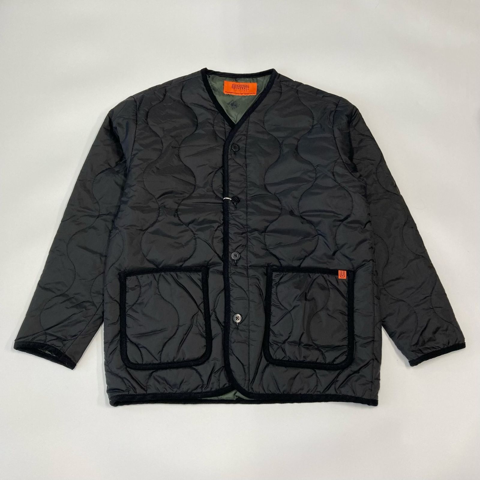 UNIVERSAL OVERALL ブラック キルティングジャケット　新品 UNIVERSAL OVERALL×green label relaxing]キルティング
