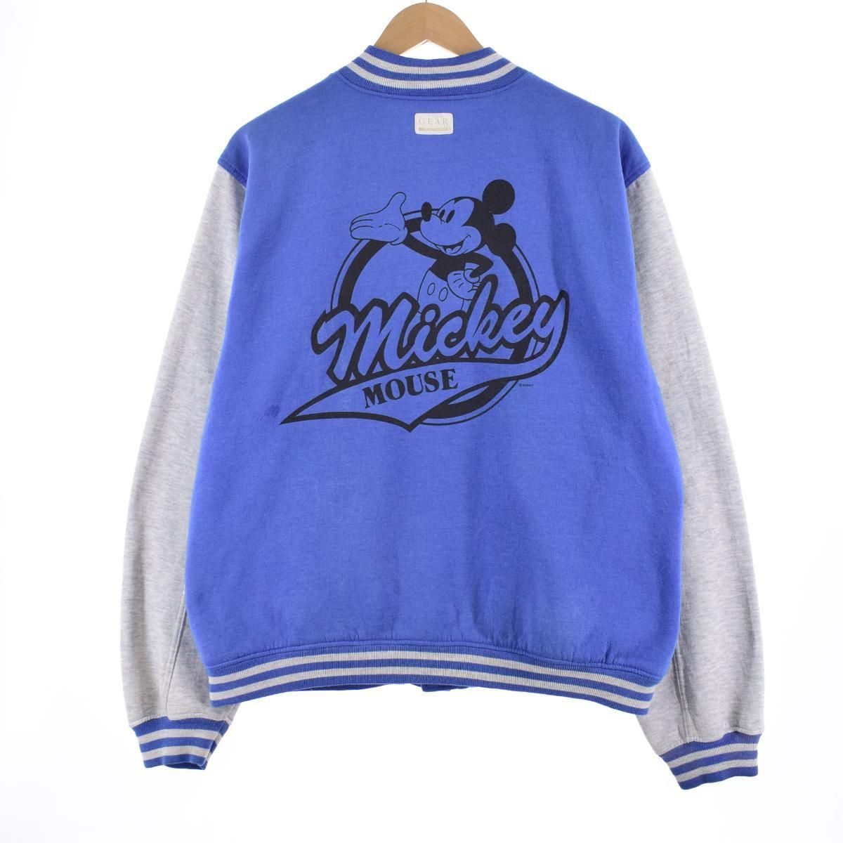 古着 GEAR MICKEY MOUSE ミッキーマウス バックプリント スウェット