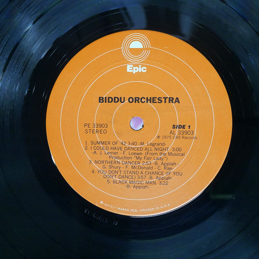 米 US盤 BIDDU ORCHESTRA/BIDDU ORCHESTRA/EPIC PE33903 LP