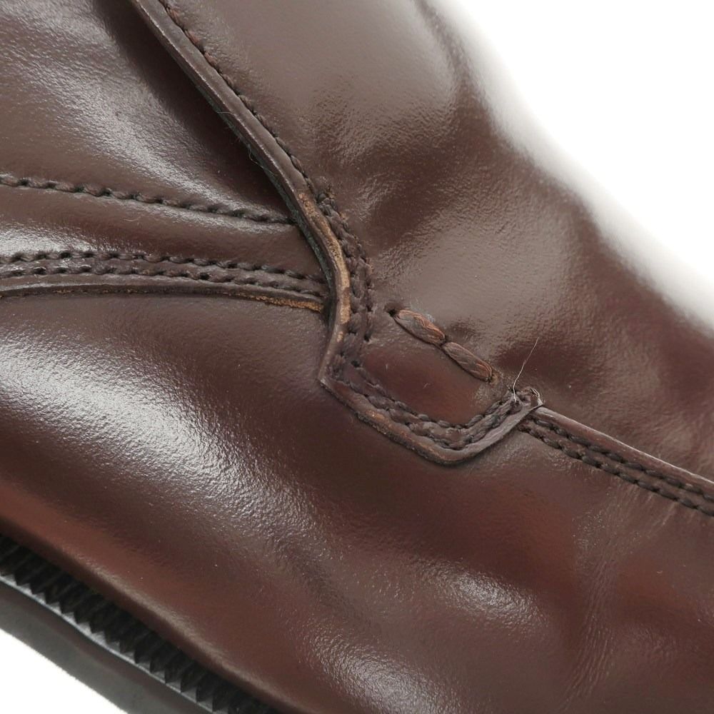 【中古】マドラス MADRAS スワールモカシン ロングノーズ ローファー ブラウン【サイズ24.5EEE】【メンズ】-8