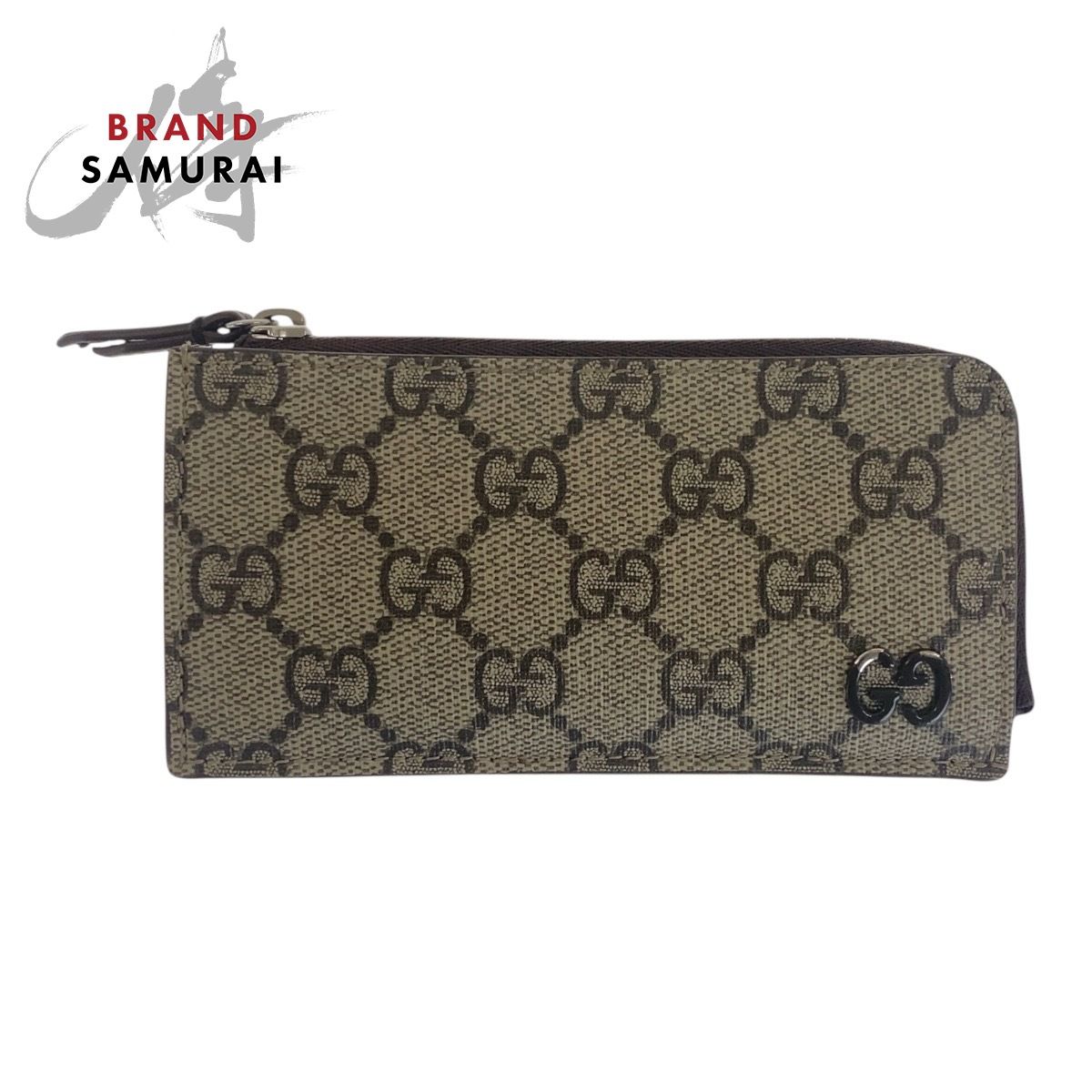 GUCCI グッチ GGディテール ベージュ ブラウン GGスプリームキャンバス 295233 2184 カードケース コインケース 男女兼用 メンズ 501981