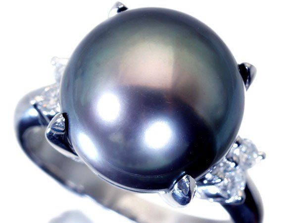 ジュエリー極】超希少宝石！大粒良質天然ブラックオパール3.04ct＆極上  