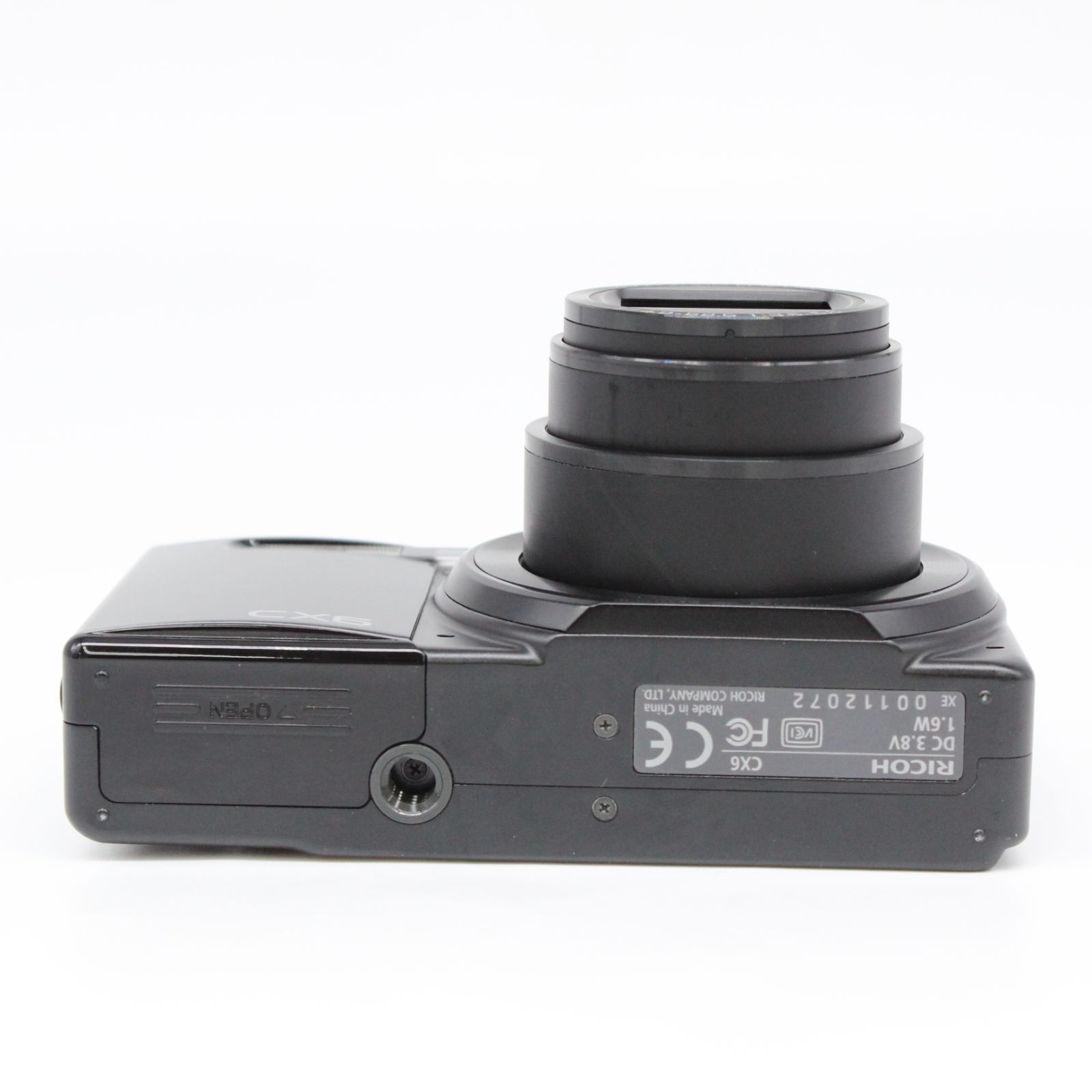 RICOH - 超美品 CX6 ブラック  M111 Amazon | RICOH デジタルカメラ CX6ブラック CX6-BK