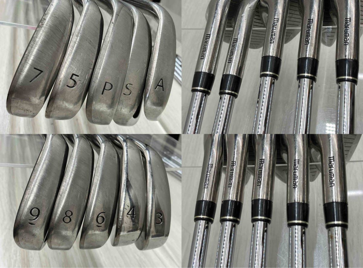 maruman EXIM Titanium Solid★10本セット ゴルフクラブ アイアンセット maruman EXIM Titanium Solid flex