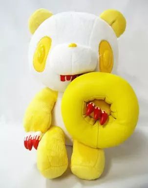 中古】ぬいぐるみ パンダトーンイエロー SL座パンダトーングル