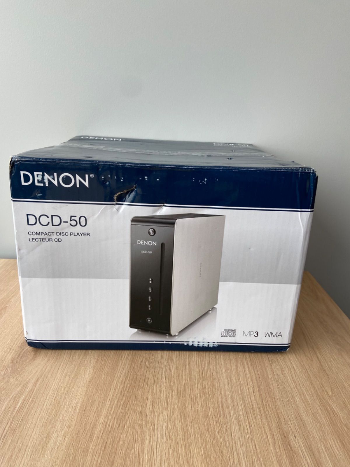 デノン Denon DCD-50 CDプレーヤー D/Aコンバーター搭載 MP3/WMA