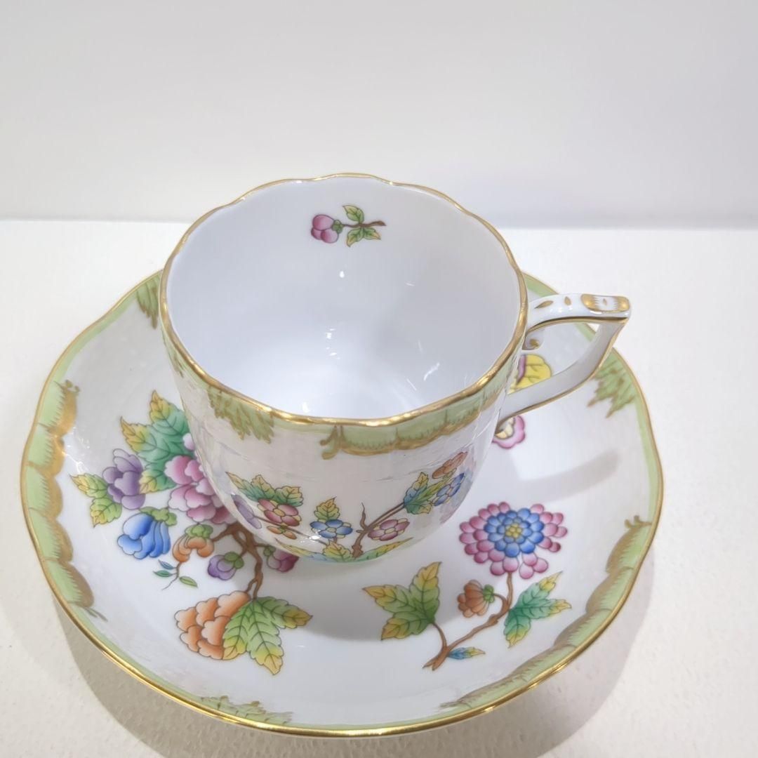 ヘレンド ヴィクトリア ブーケ カップ ソーサー 1客