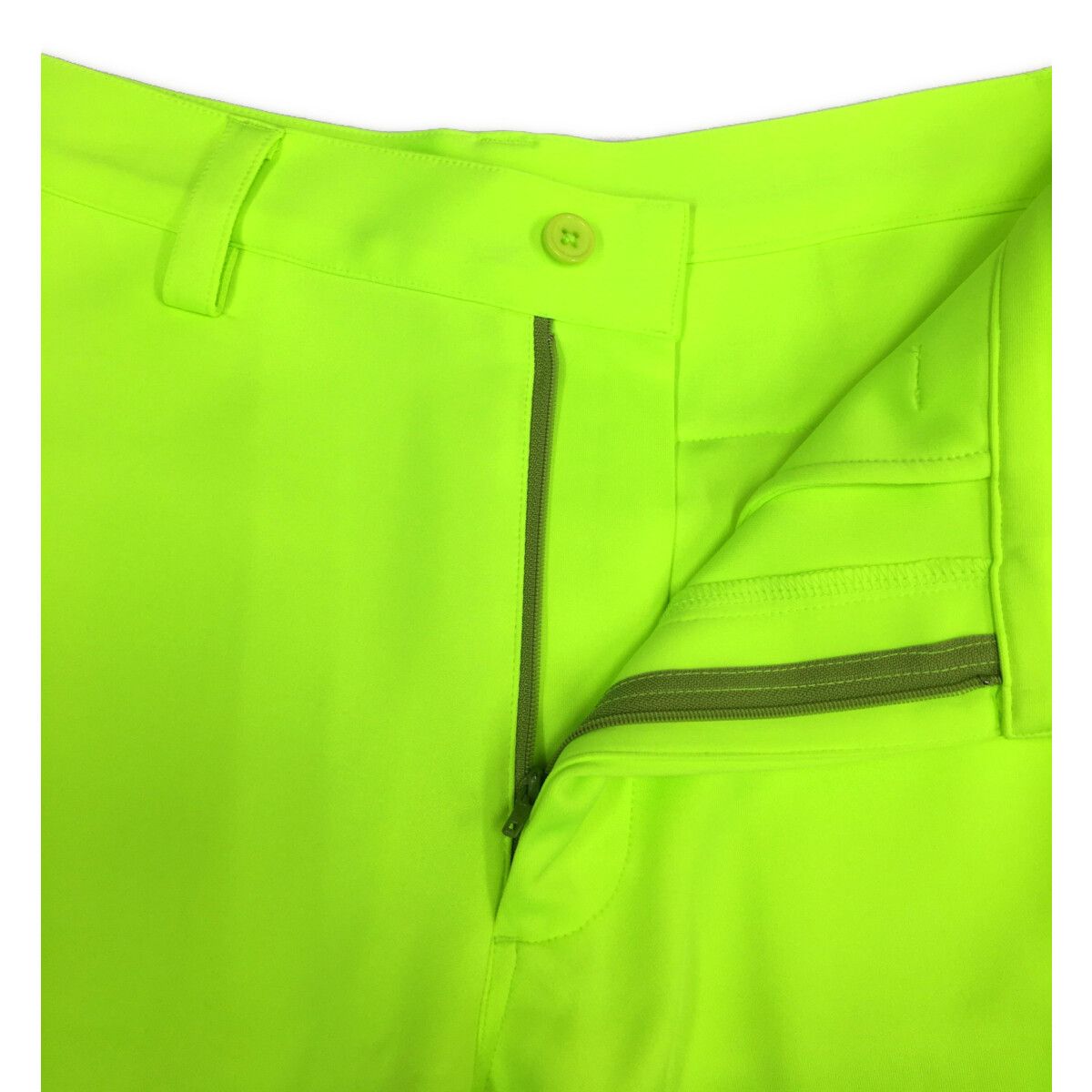 未使用品 メンズ ヴィ・トゥエルヴ V12 ハーフパンツ M 蛍光黄