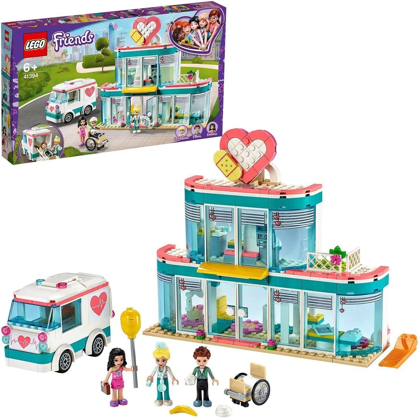 「高評価！」注目のレビュ 新品】レゴ(LEGO) フレンズ ハートレイクシティの病院 41394 ポスター