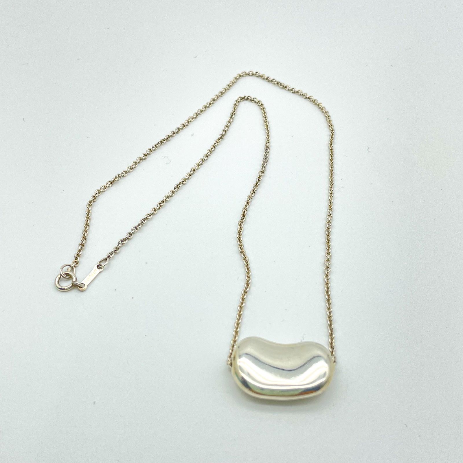 Tiffany ラージ ビーン ネックレス silver925（美品】TIFFANY&Co