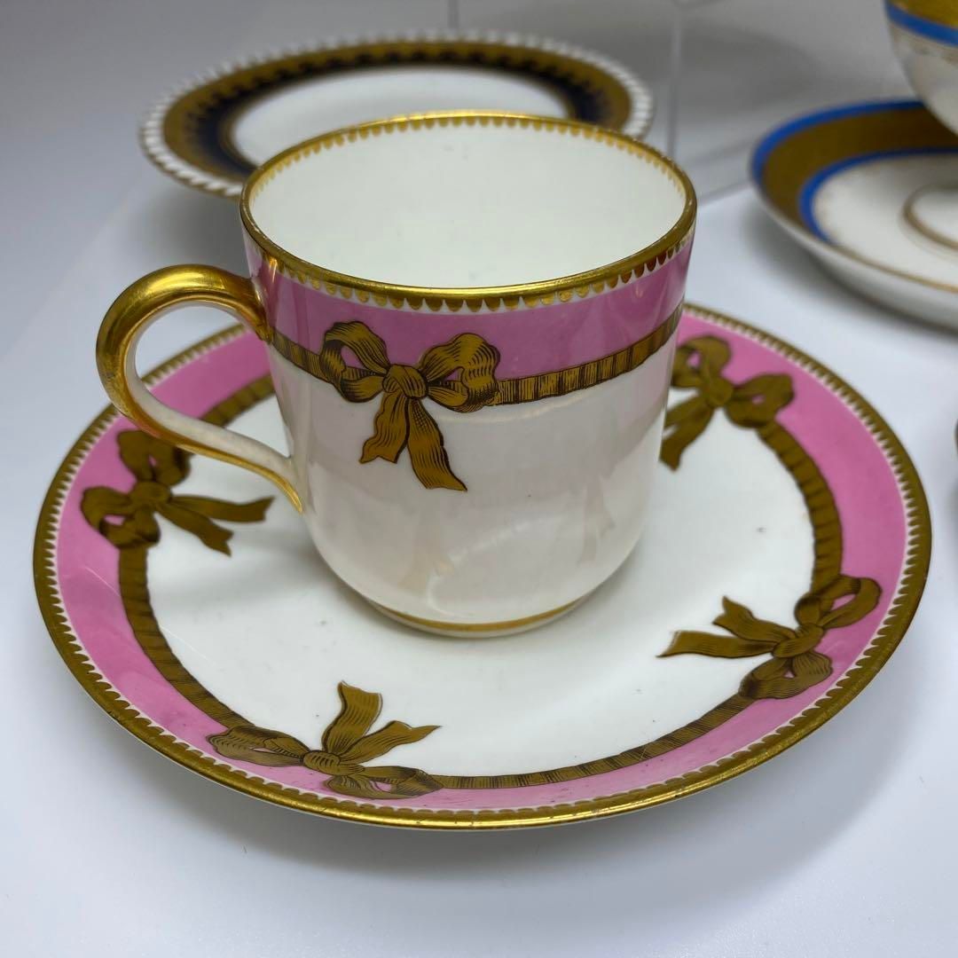 アンティーク 金彩カップ＆ソーサー 台皿 東Y6-0911