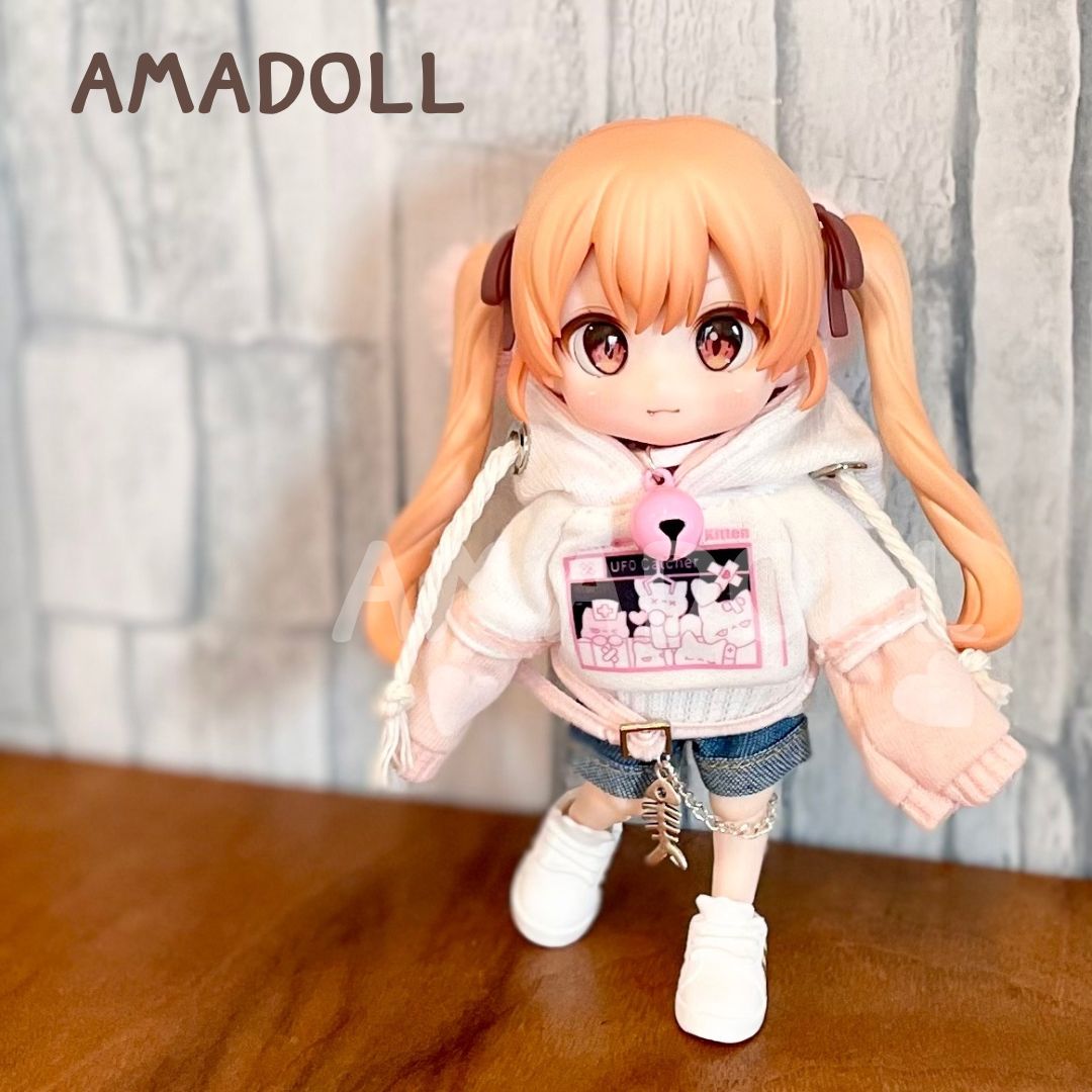 ねんどろいどどーる オビツ11 身長調整 OK パーカー ベルト