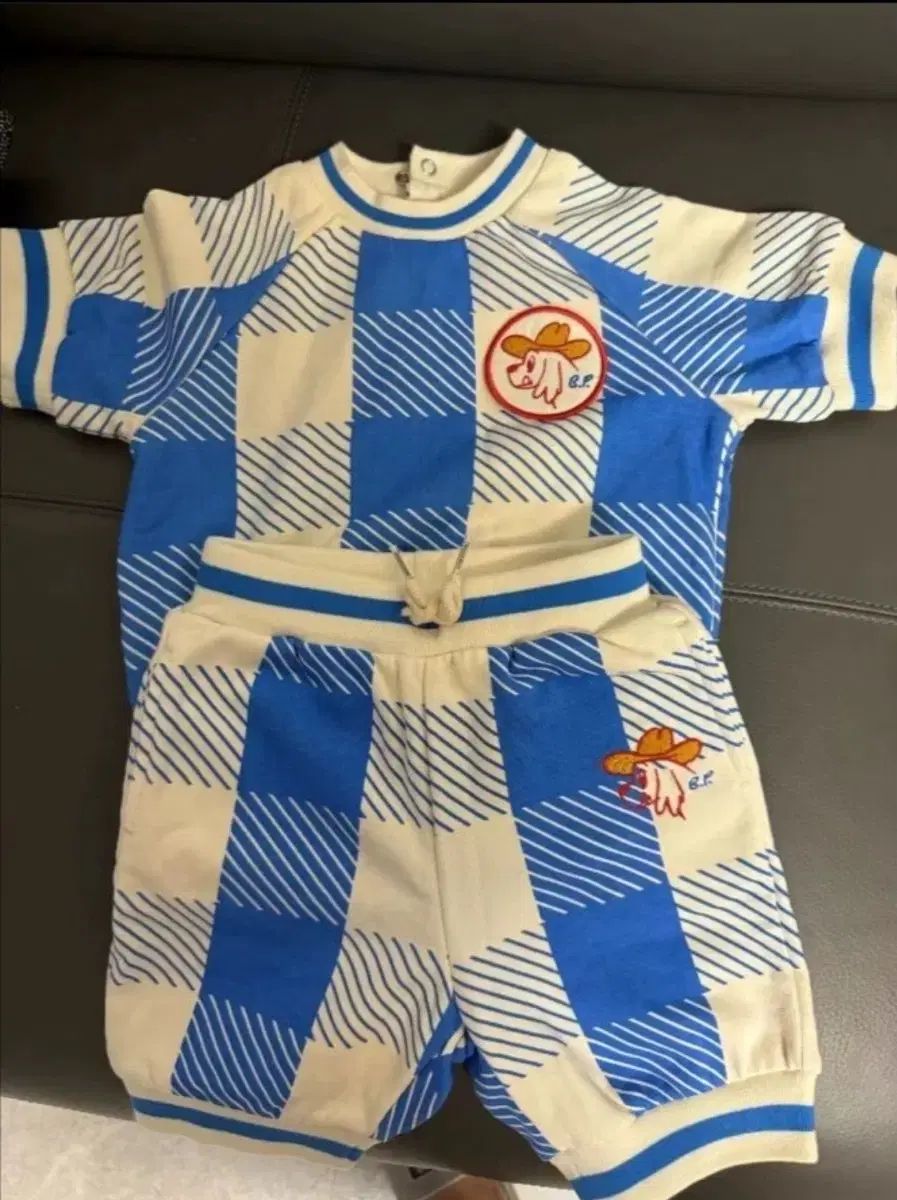 BEBE DE PINO(ベベデピノ) 新品 85 シリーズ 青 チェック パターン