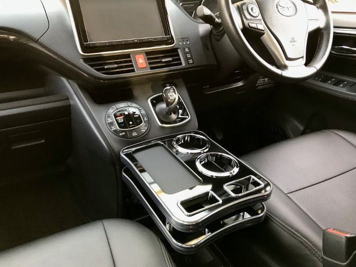 BUSSELLセンターコンソールテーブル ピアノブラック 【BSTR80-PB