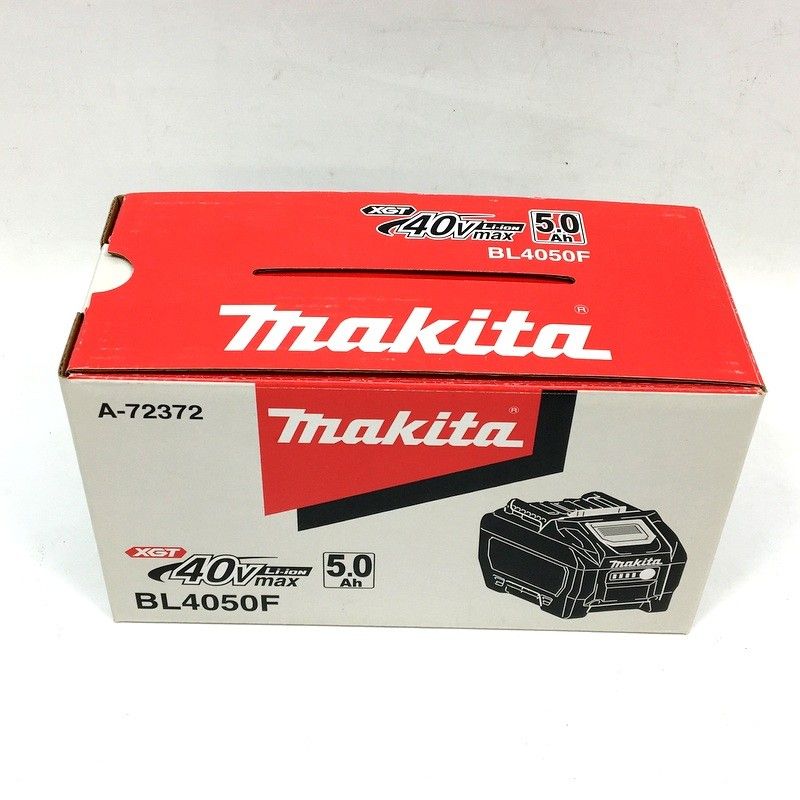 ♥ makita マキタ リチウムイオンバッテリ BL4050F 40Vmax 5.0Ah A-72372 純正 残量表示付 雪マーク自己故障診断 △ DW3482