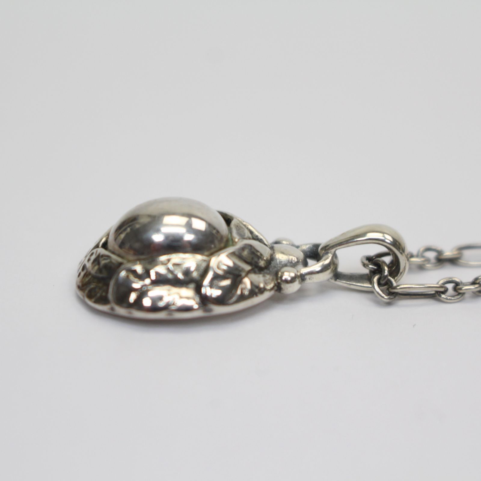 ★39002:希少 ジョージジェンセン SV925 1997年 イヤーペンダント ネックレス 中古GEORG JENSEN ジョージジェンセン 1997 ヘリテージ