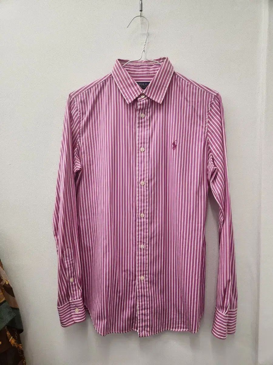 ポロ ラルフローレン ピンク ストライプ シャツ
