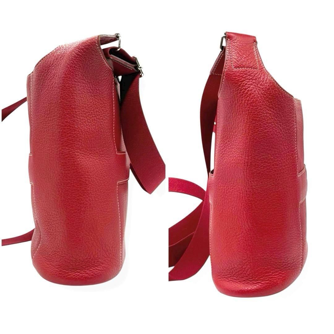 エルメス　ショルダーバッグ　グッドニュースPM ルージュカザック　3737 エルメス ショルダーバッグ グッドニュースPM ルージュカザック 3737