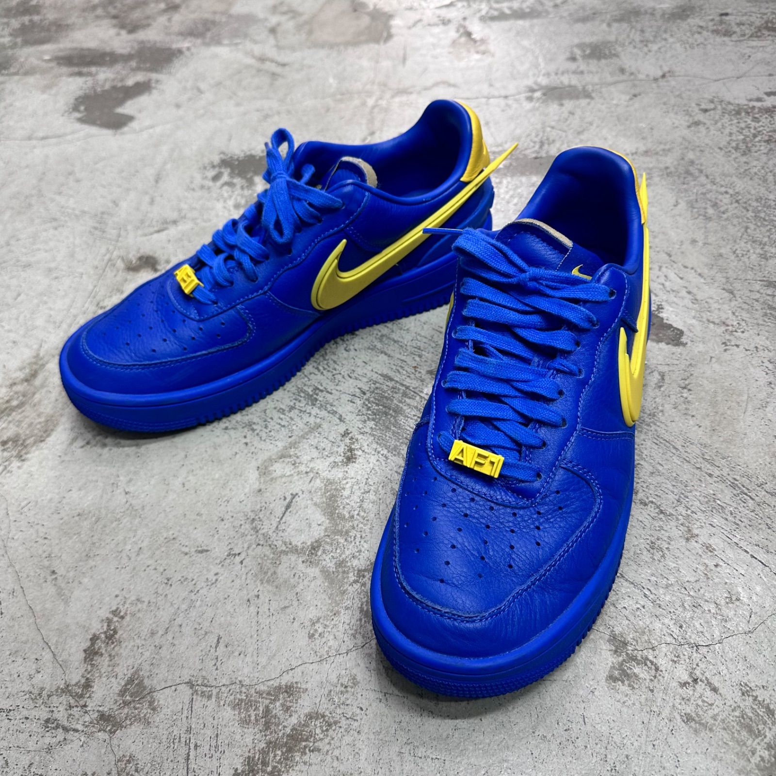 AMBUSH NIKE Air Force 1 Low Game Royal and Vivid Sulfur コラボ 
