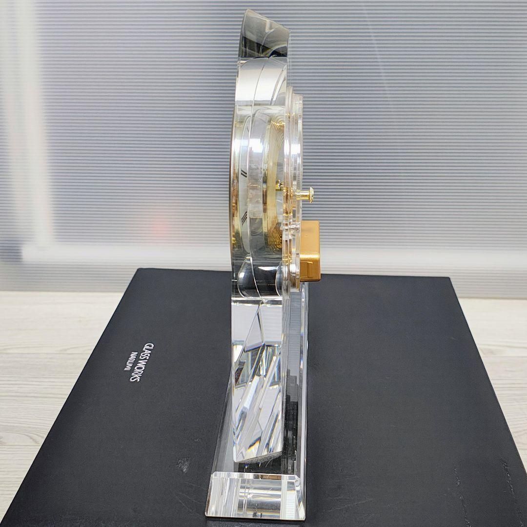 10 OFFクーポン配布中 ナルミグラスワークス オーバル スケルトンクロックGW1000-11071 NEXPOTALLINN_EU