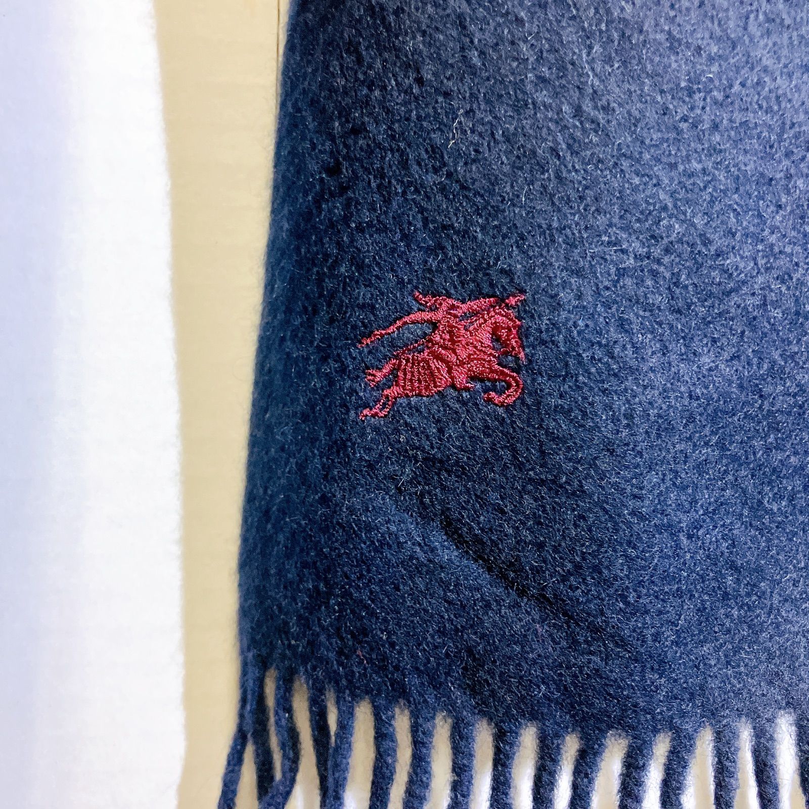 Burberrys カシミヤ マフラー ネイビー バーバリー BURBERRY カシミヤ ビッグチェックマフラー （NAVY MULTI