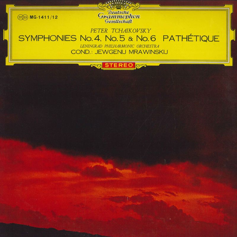 2LP エフゲニー・ムラヴィンスキー, チャイコフスキー: 交響曲第