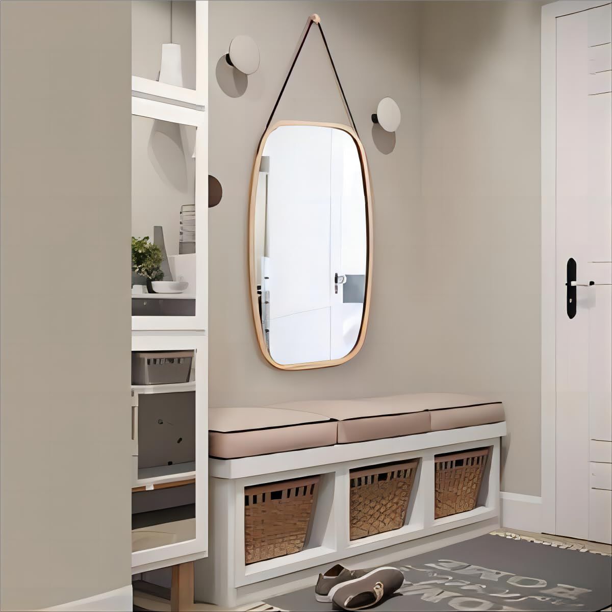 【美品】ダンスミラー 割れない鏡 幅60x160cm 姿見 銀色 12番 中古】ダンスミラー 割れない鏡 幅60x160cm 姿見 銀色 12番 美品