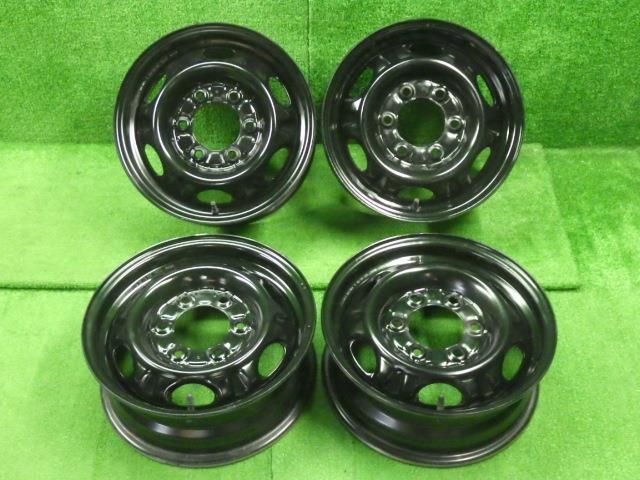 スチールホイール 4本セット キャラバン CW8E26 15インチ 5.5J PCD139.7 6穴 ＋45 40300-VX207 鉄ホイール 9027