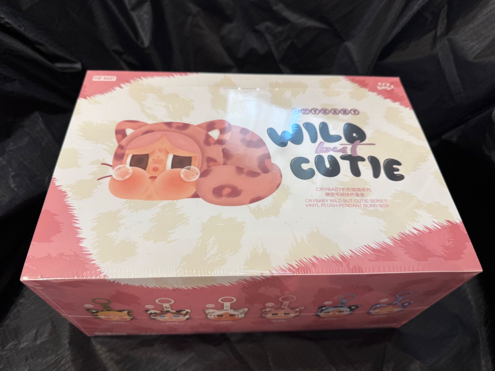 6箱入り クライベービー ネコ ストラップ ぬいぐるみ ポップマット 海外正規Cry baby