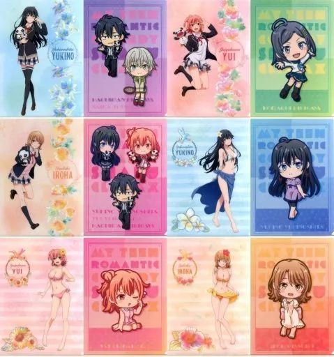 中古】クリアファイル 全6種セット A4クリアファイルセット(2枚