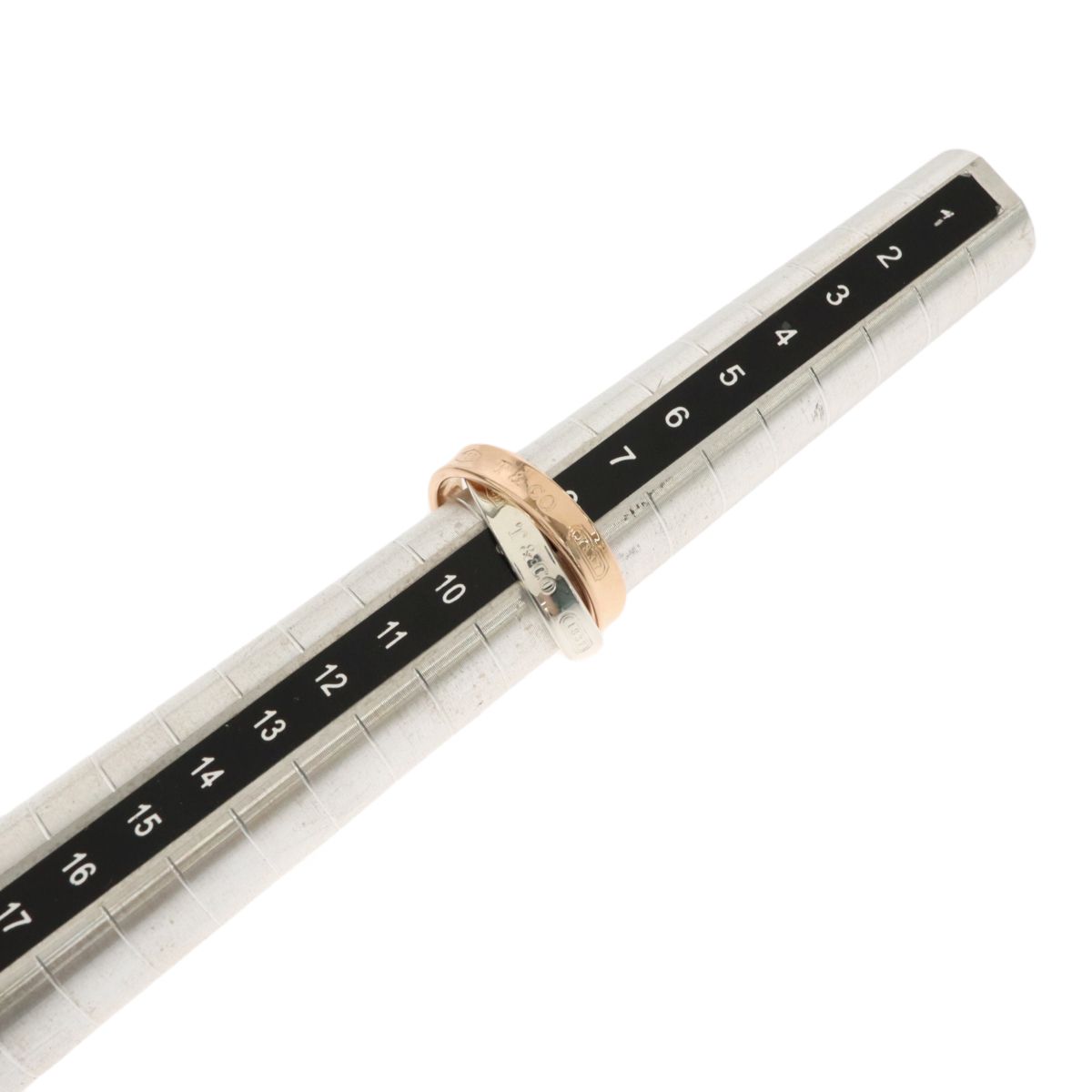 Tiffany & Co. 925 シルバー リング　18号(内径18ｍｍ) TIFFANY & CO. Tiffany ティファニー 750PG 18金ピンクゴールド