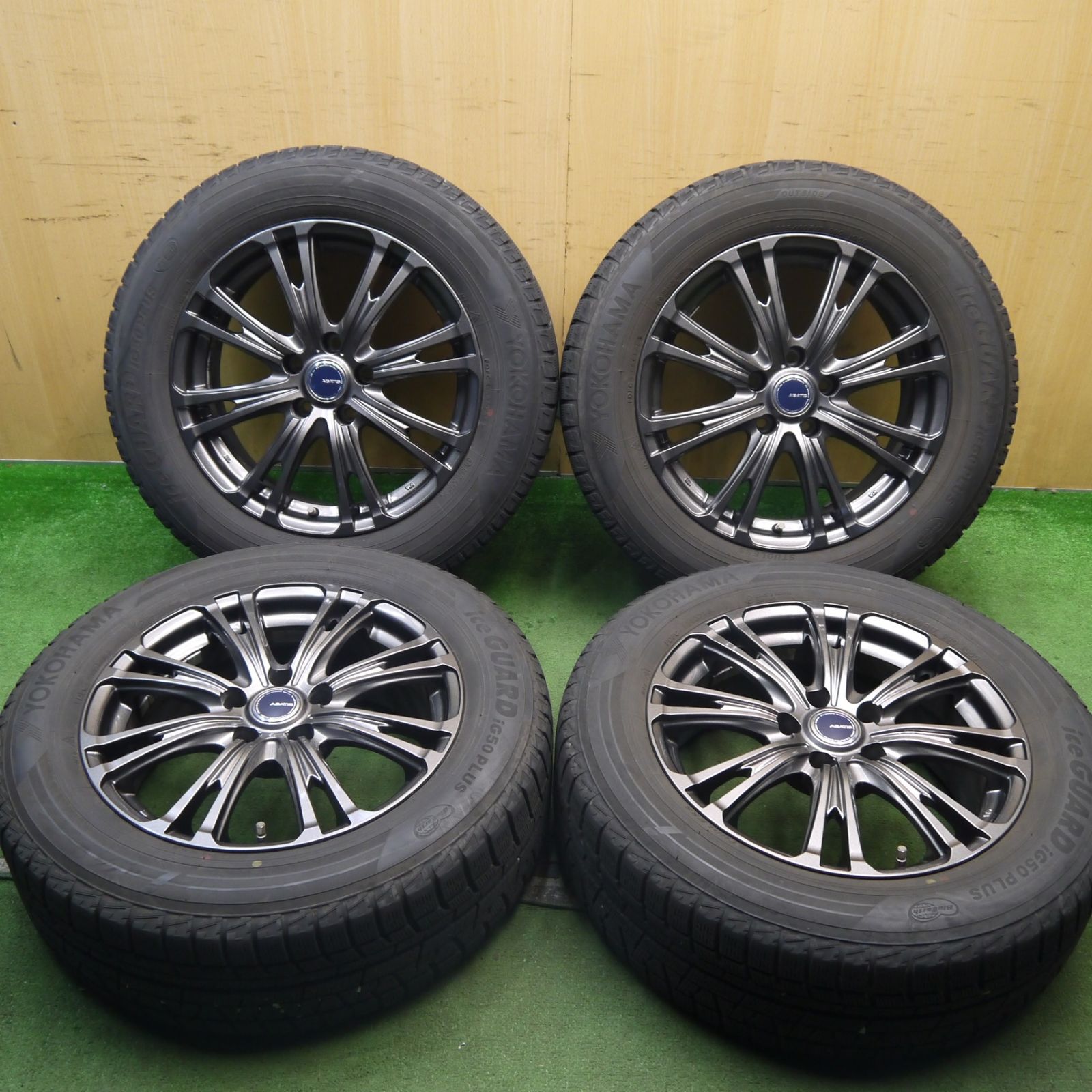 送料込み 225/60R17 中古スタッドスホイール4本 XV フォレスター