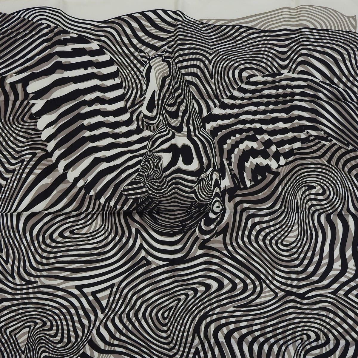 エルメス HERMES カレ90 ONDE DE CHIC 洗練の波 スカーフ シルク