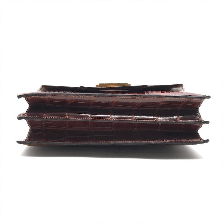 良品 HERMES エルメス ヴィンテージ クロコダイル ポロサス