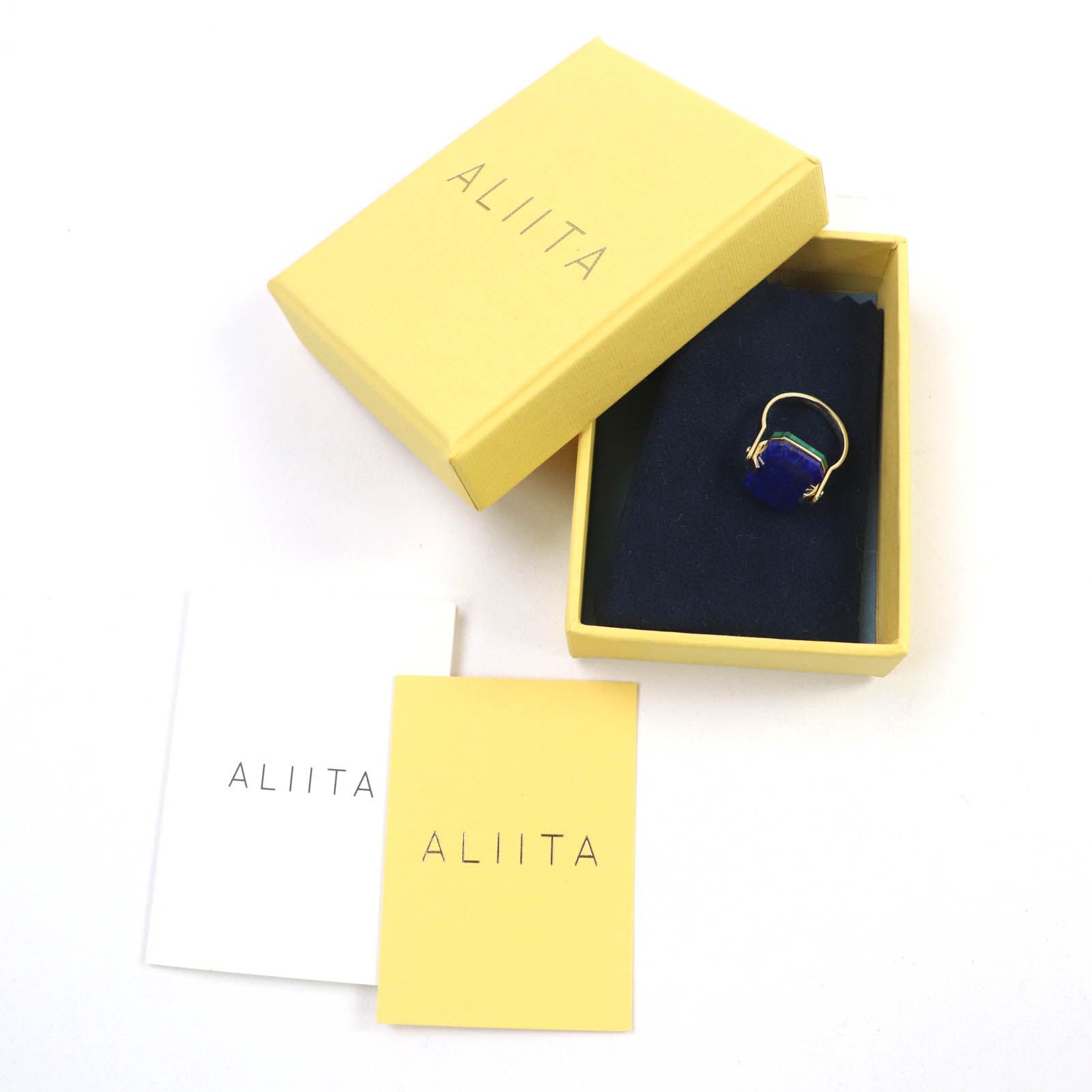 ALIITA リング SANDWICH DECO ラピスラズリ ALIITA公式通販】アリータ 9KYG リング | 指輪 デコ