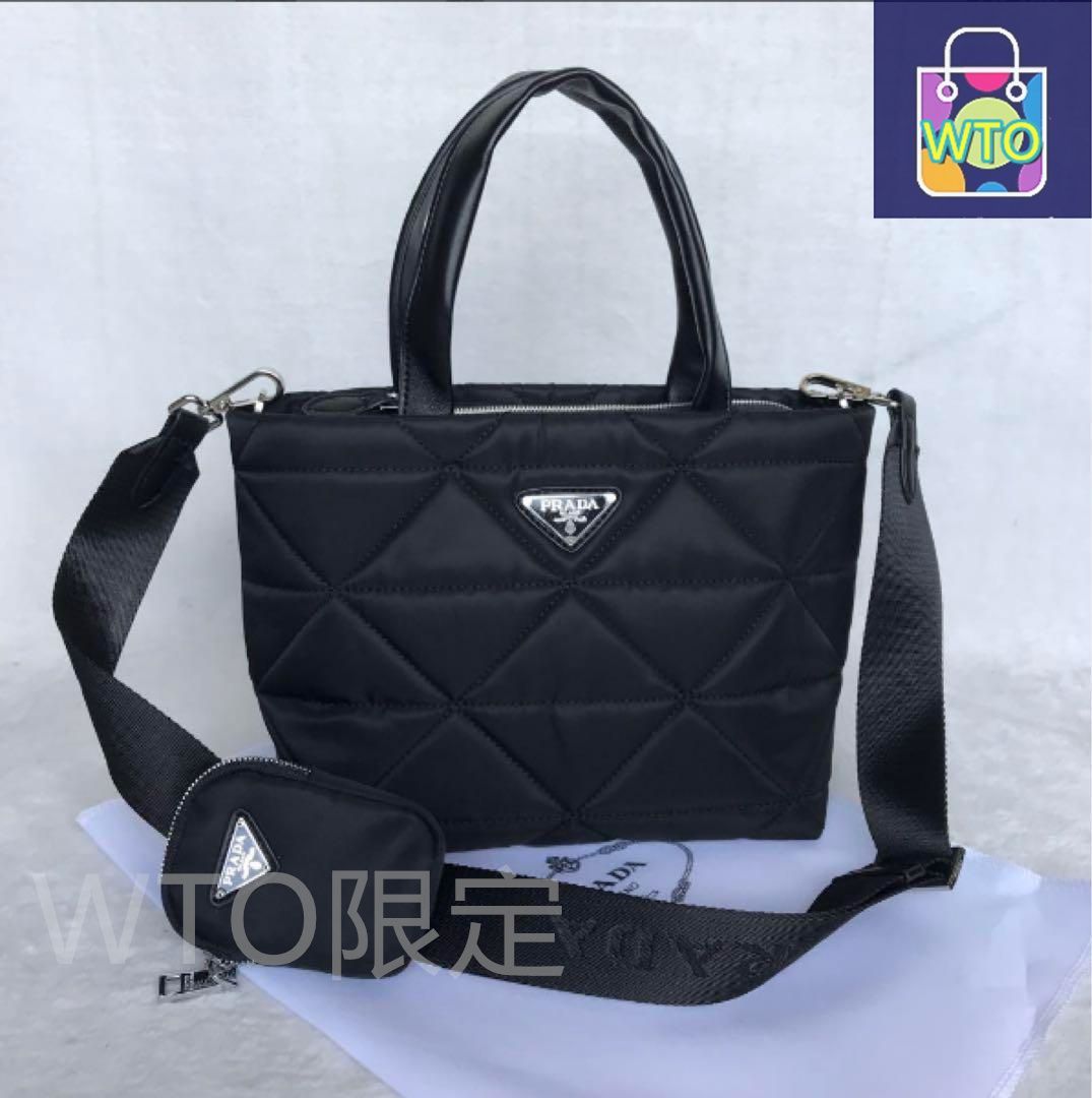 人気ブランドバ40代 新品】PRADAショルダーバッグ ノベルティ - メルカリ バッグ
