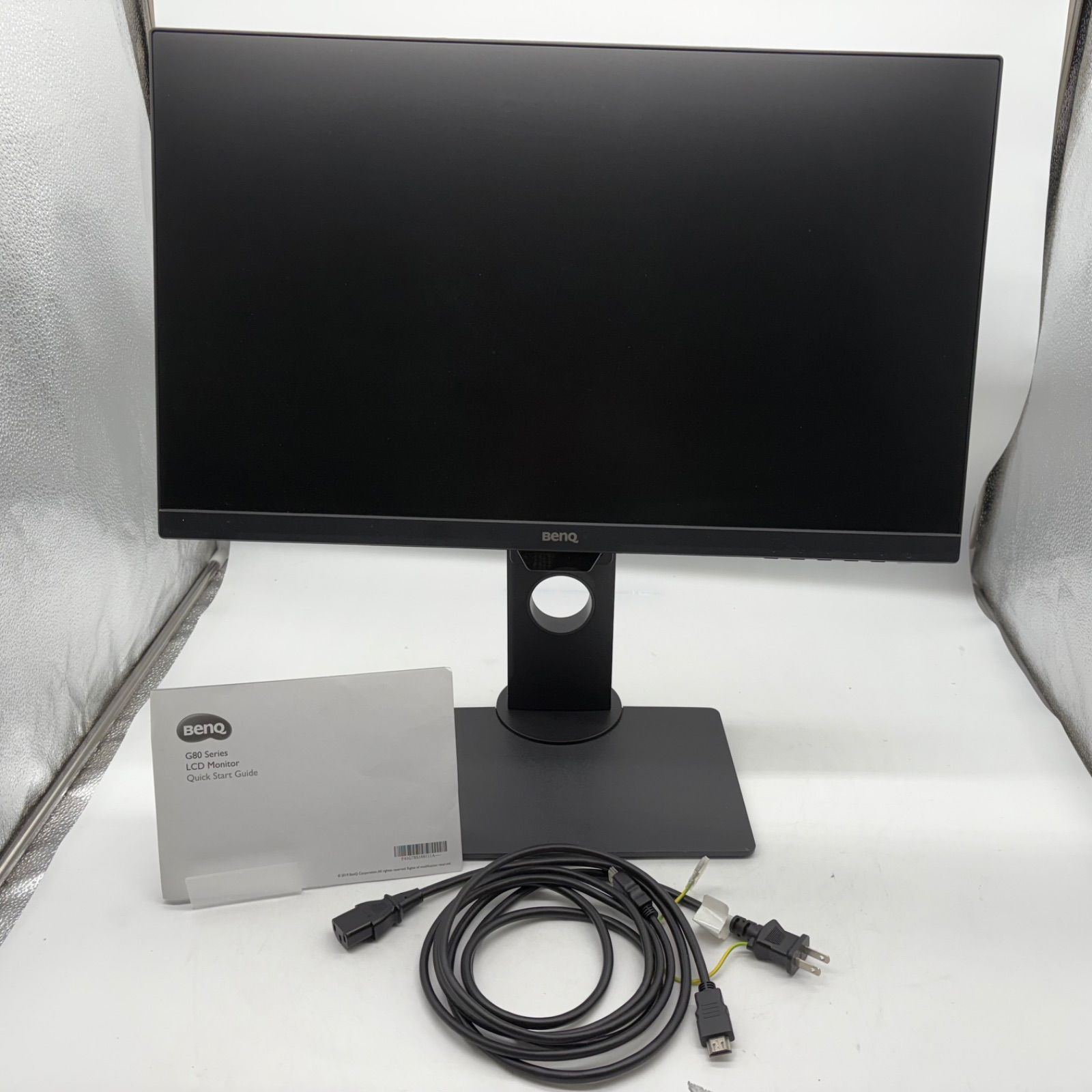 NO3028 ベンキュージャパン BenQ GW2480 アイケアモニター 23.8インチ|フルHD|IPS|輝度自動調整 B.I. 搭載|ウルトラスリムベゼル|DisplayPort HDMI VGA端子 ブラック