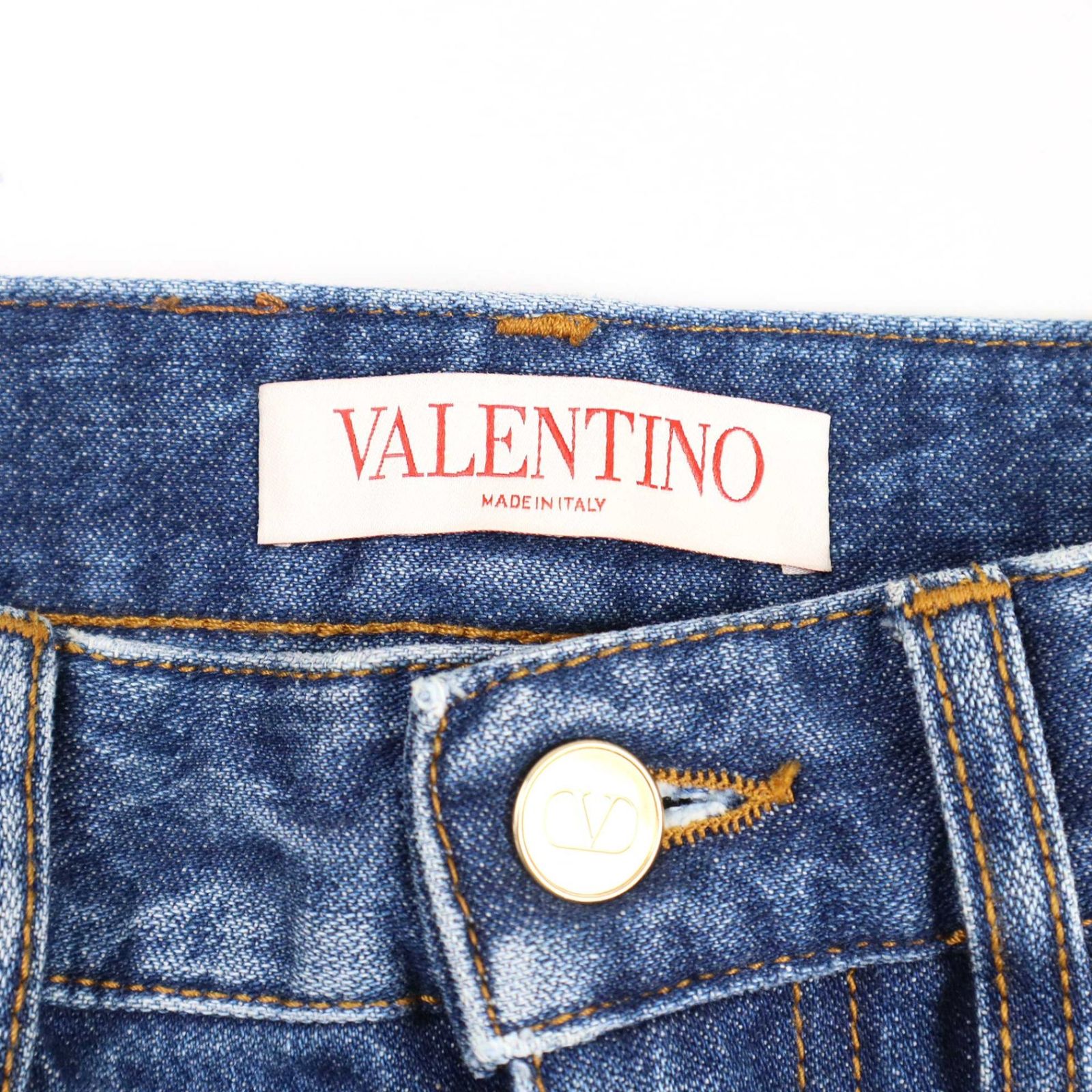 日本全国送料無料商品人気ランキング ヴァレンティノ VALENTINO 23AW ハイ Skirt Denim Waist High スカート