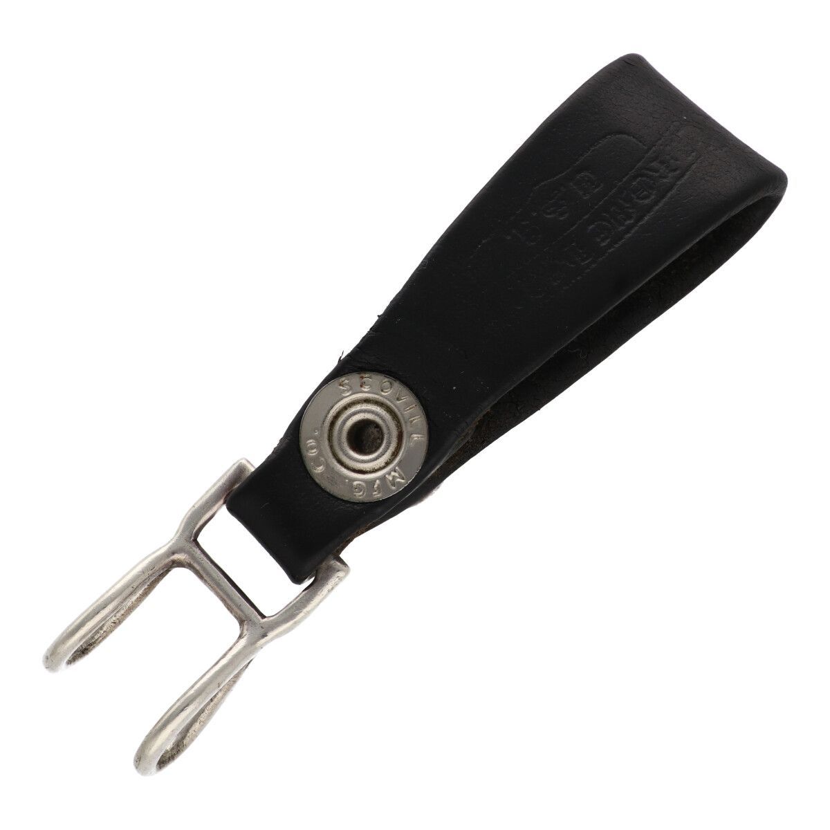 CHROME HEARTS クロムハーツ ベルトループ ケルティックボールボタン レザー シルバー ブラック キーリング キーホルダー 25030222 RS WWW_USTAUSTRALIA_COM_AU