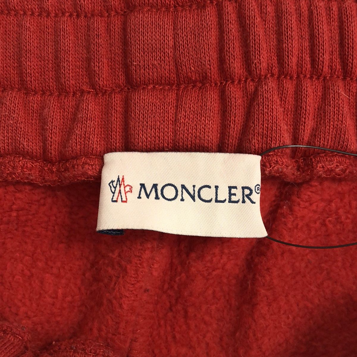 MONCLER GENIUS ×PALM ANGELS モンクレール ジーニアス パームエンジェルス プリントスウェットパンツ D20968700051 809CW レッド M