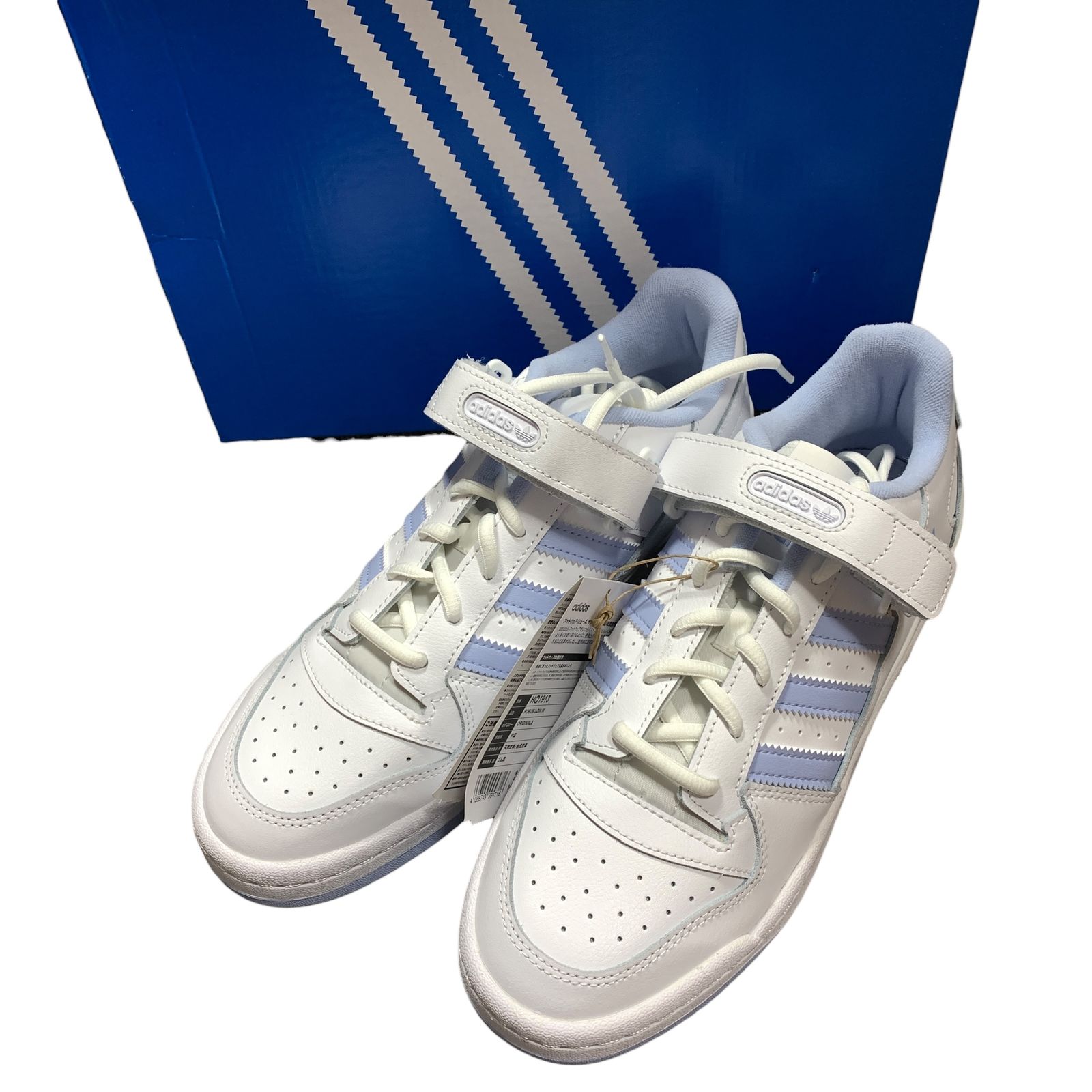 ◆未使用品◆adidas アディダス FORUM LOW W フォーラムロー フット 27.5cm ホワイト/オーブブルー系 メンズ スニーカー R56653NC