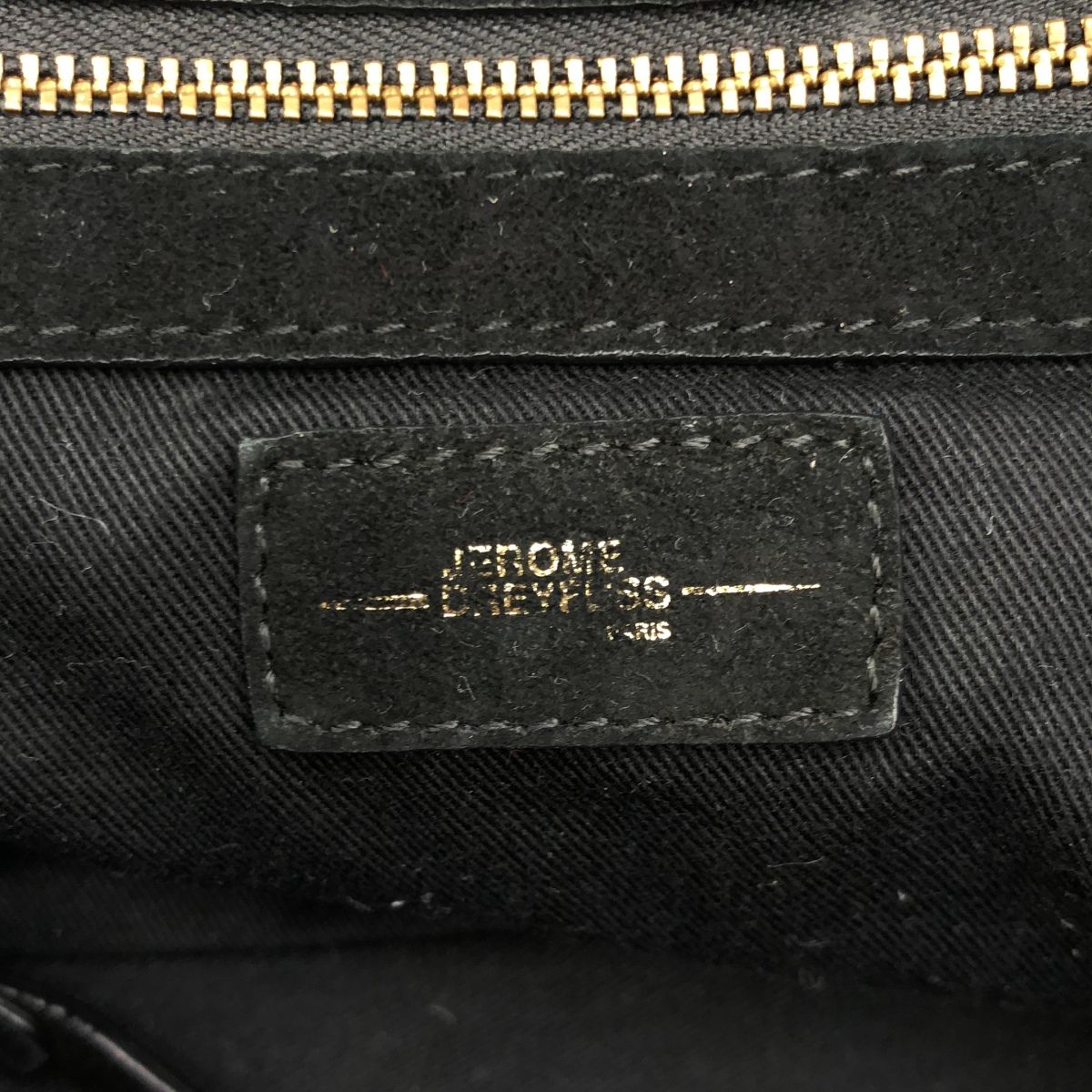 【美品】JEROME DREYFUSS レザートートバッグ　ブラック Jerome Dreyfuss ジェローム・ドレフュス レザートートバッグ