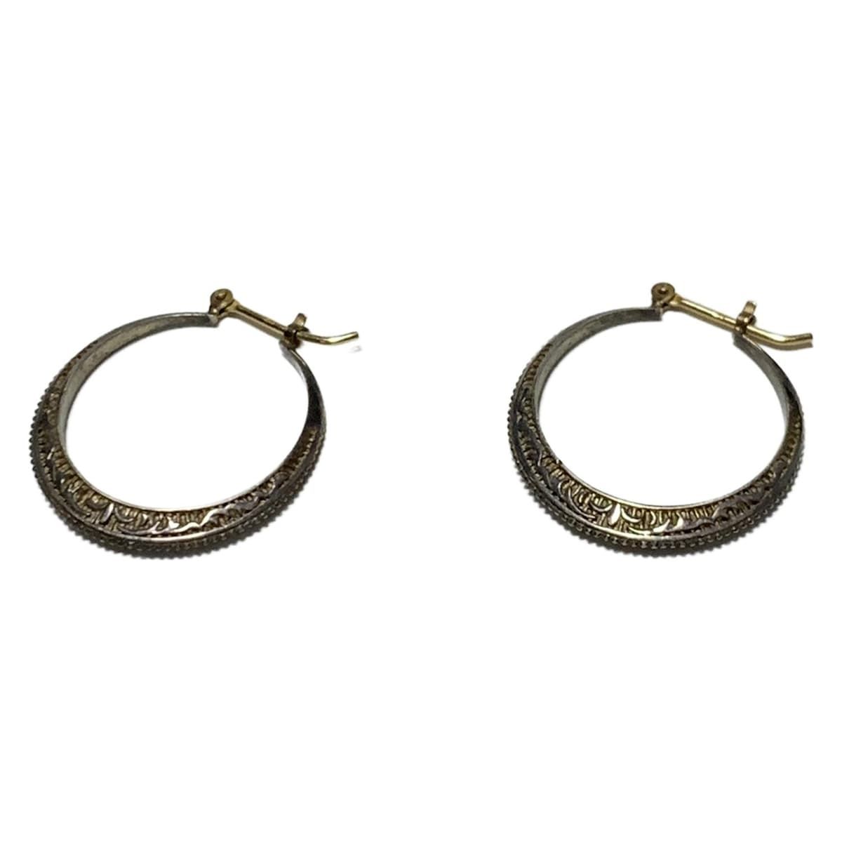 agete アガット ピアス - K10YG×シルバー