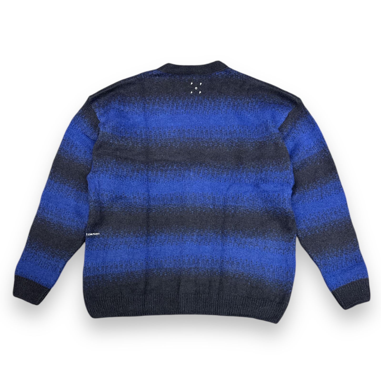 参考上代27500円 未使用 POP TRADING COMPANY 23AW BORDER MOHAIR KNIT 
