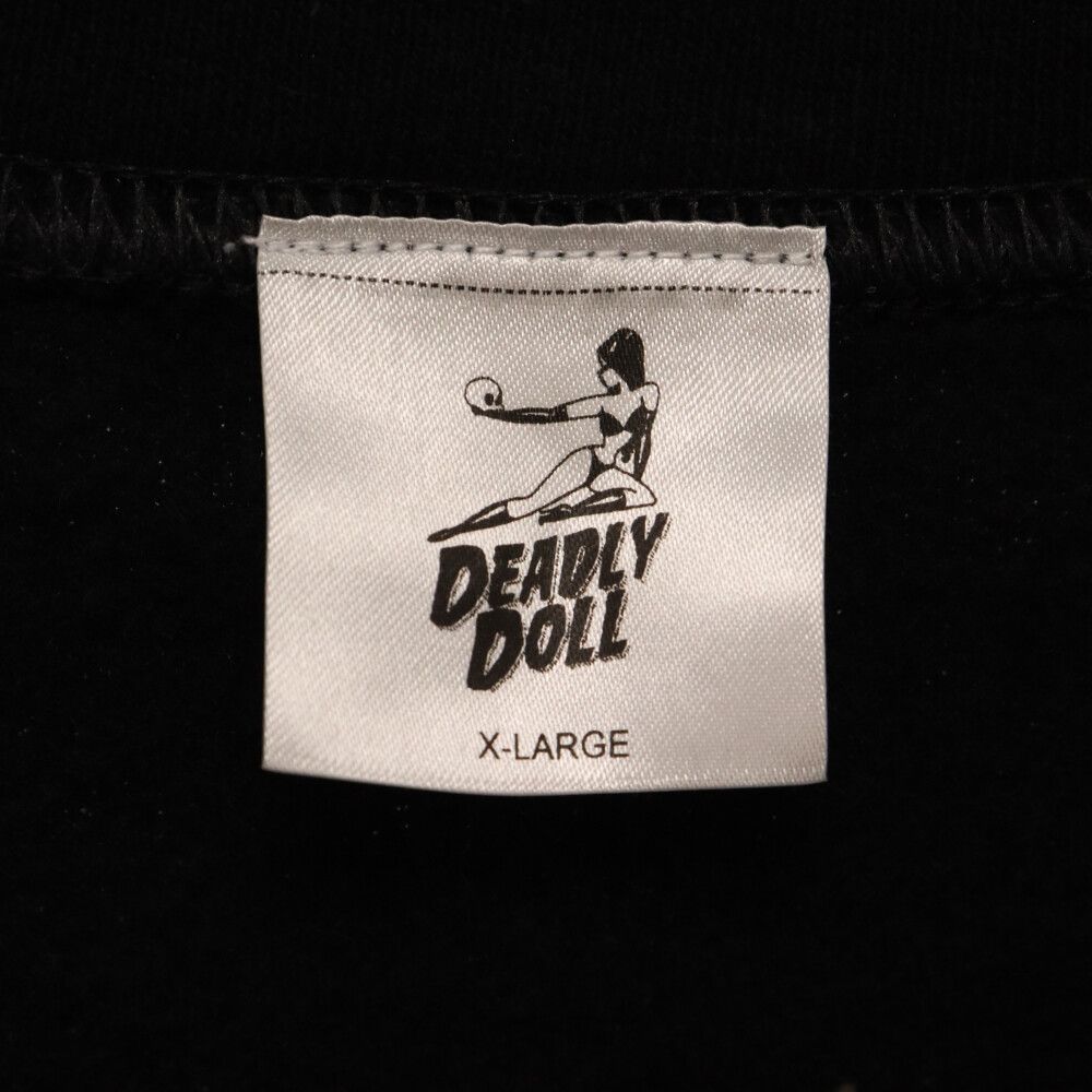 Deadly Doll (デッドリードール) So Bad Crewneck sweat ソー バッド クルーネック スウェット トレーナー ブラック  - メルカリ