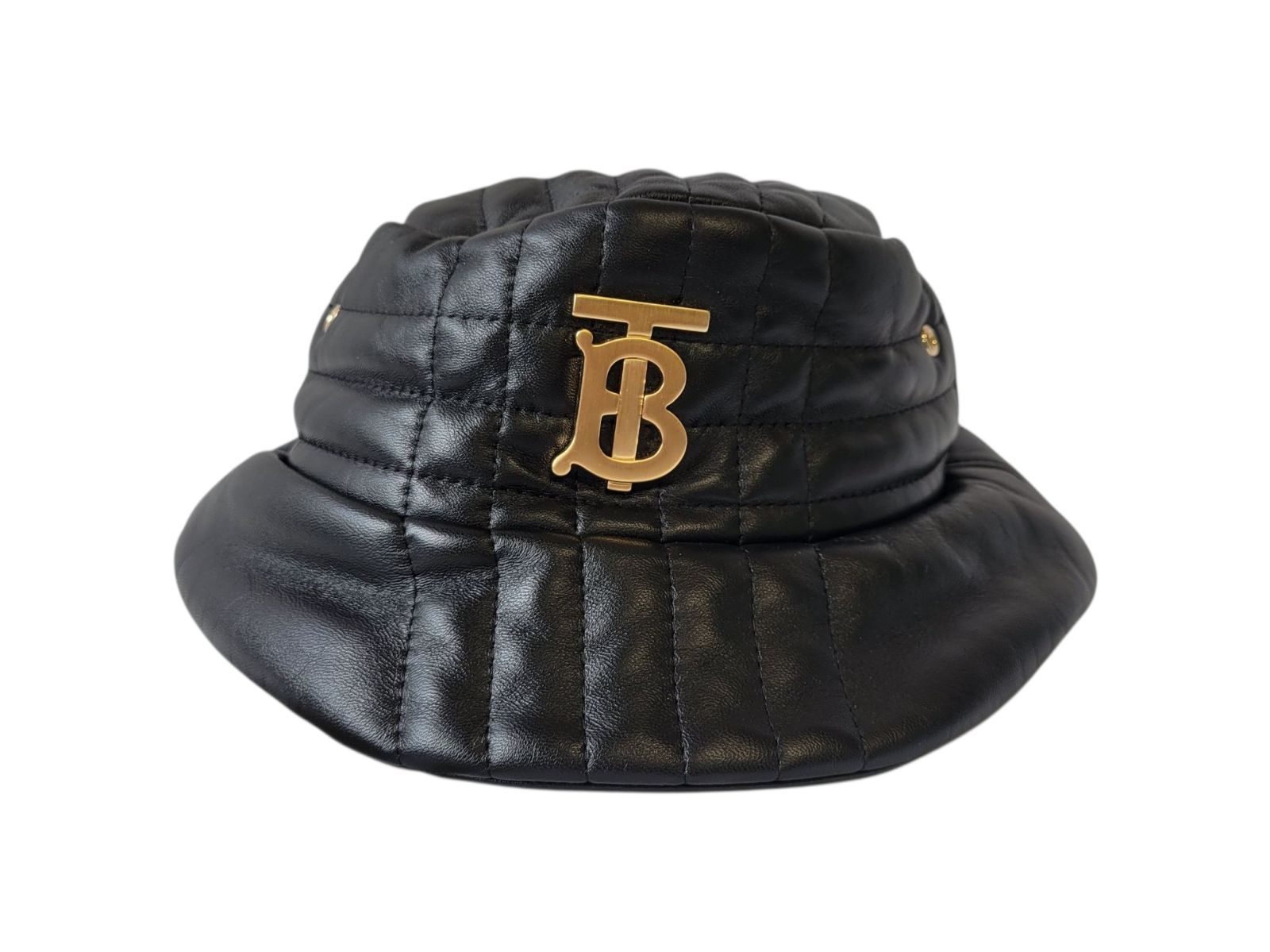 バーバリー　TBロゴ　ブレスレット 黒　レザー　Burberry バーバリーTBロゴブレスレット 黒レザーBurberry