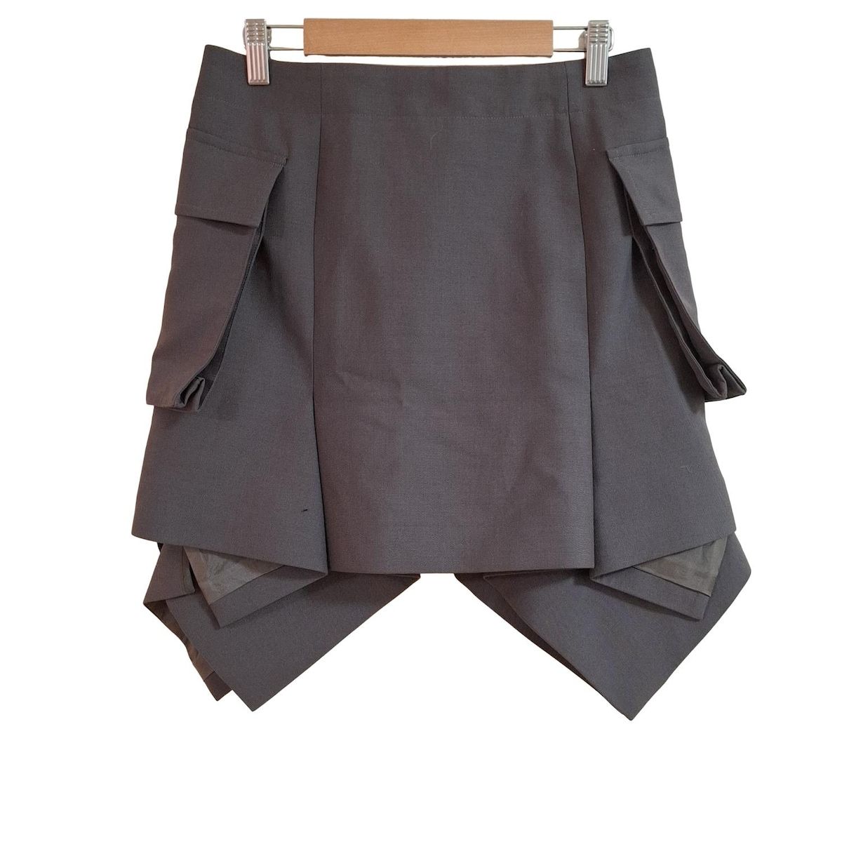 sacai 変形スカート Sacai(サカイ) ミニスカート サイズ1 S レディース - 24-07044